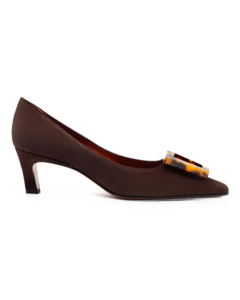 FESTA Milano tortoiseshell-effect tapered pumps - Braun Braun