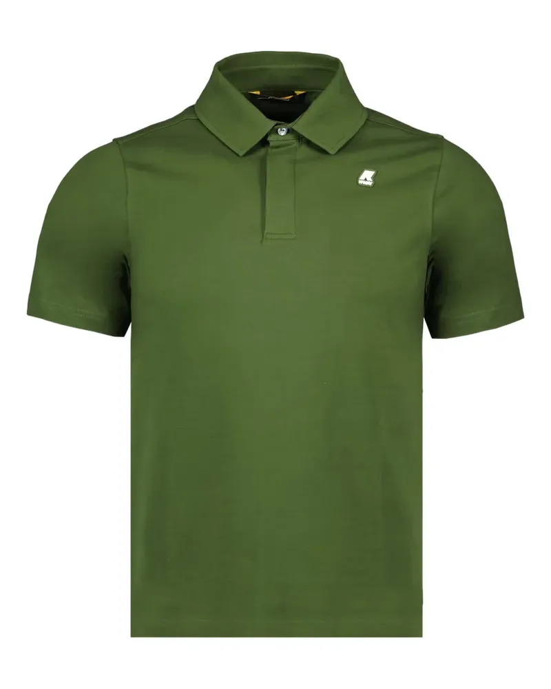 K-Way Poloshirt mit kurzen Ärmeln - Grün Grün