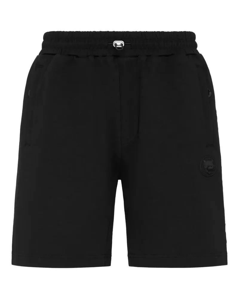 Philipp Plein Shorts mit Logo-Prägung - Schwarz Schwarz