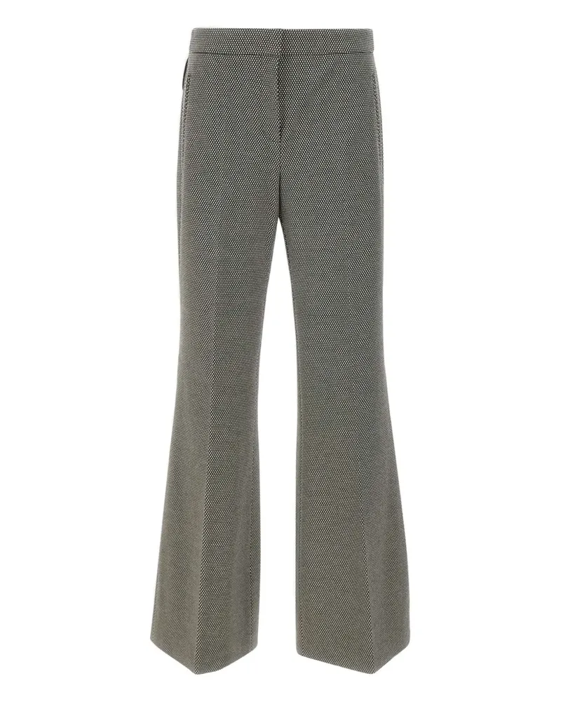 HUGO BOSS Gemusterte Hose - Schwarz Schwarz