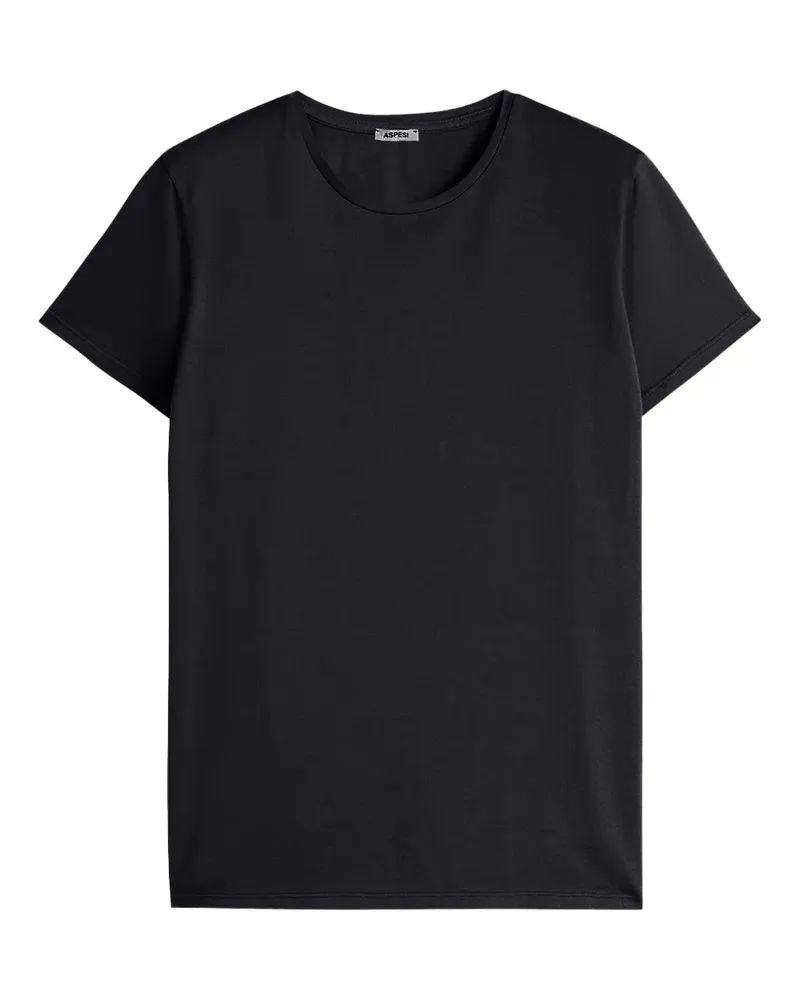 ASPESI crew-neck T-shirt - Schwarz Schwarz