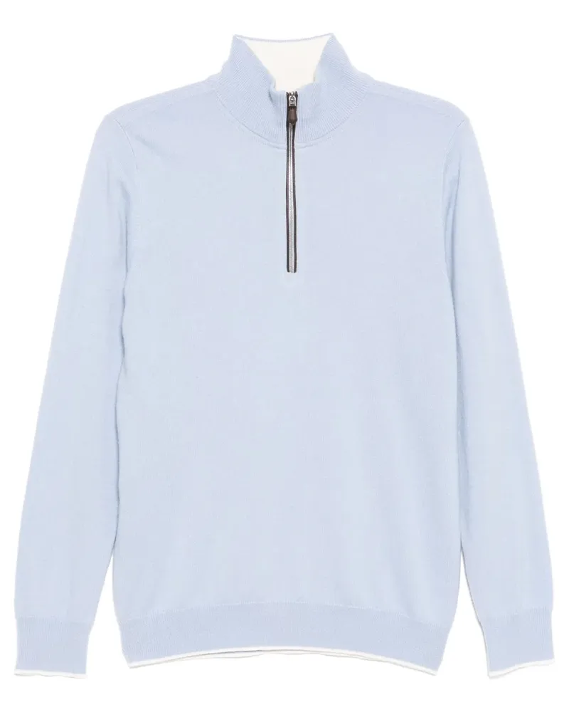 N.Peal Carnaby Pullover - Blau Blau