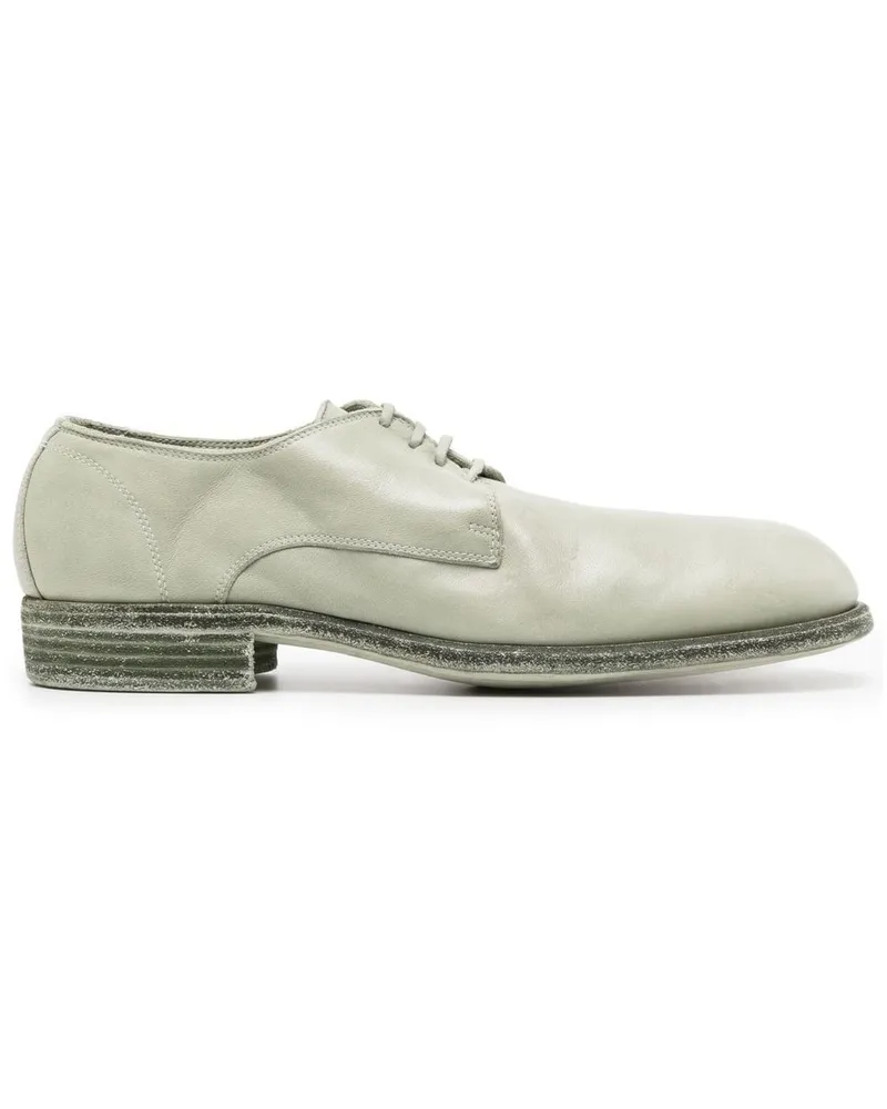 GUIDI Klassische Derby-Schuhe 30mm - Grün Grün