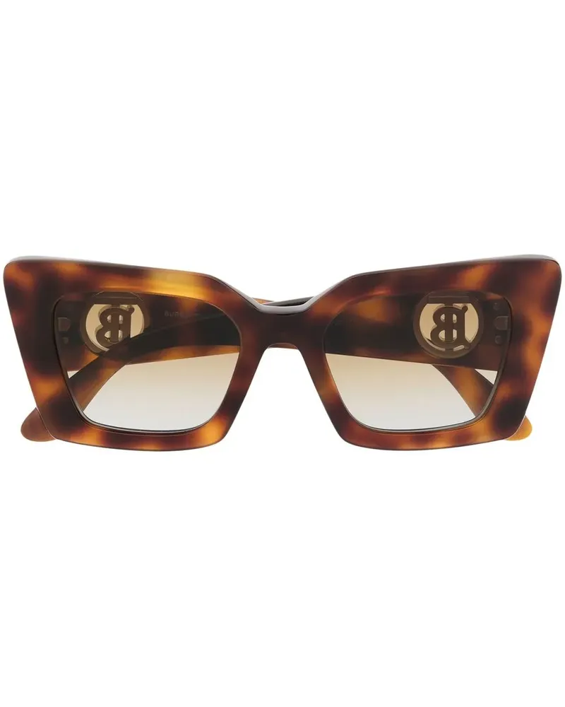 Burberry Sonnenbrille in Schildpattoptik - Braun Braun