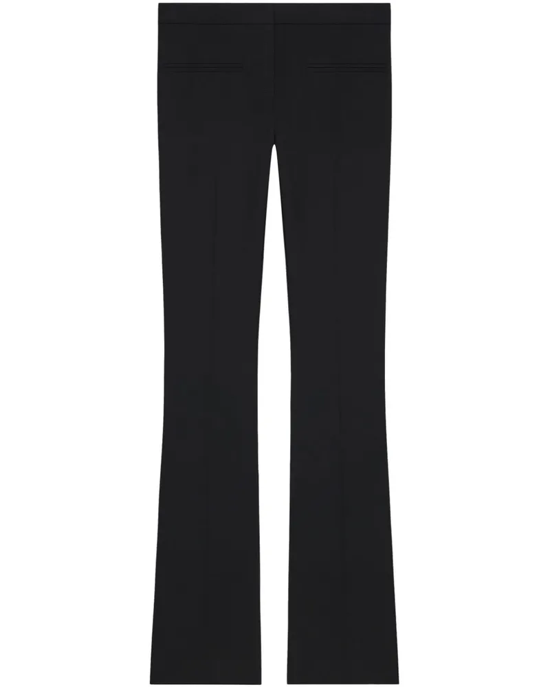Courrèges Ausgestellte Heritage Hose - Schwarz Schwarz