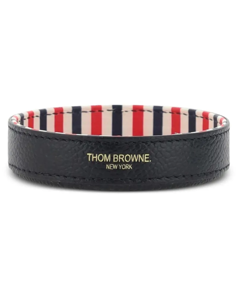 Thom Browne Kerzenständer aus Leder - Schwarz Schwarz