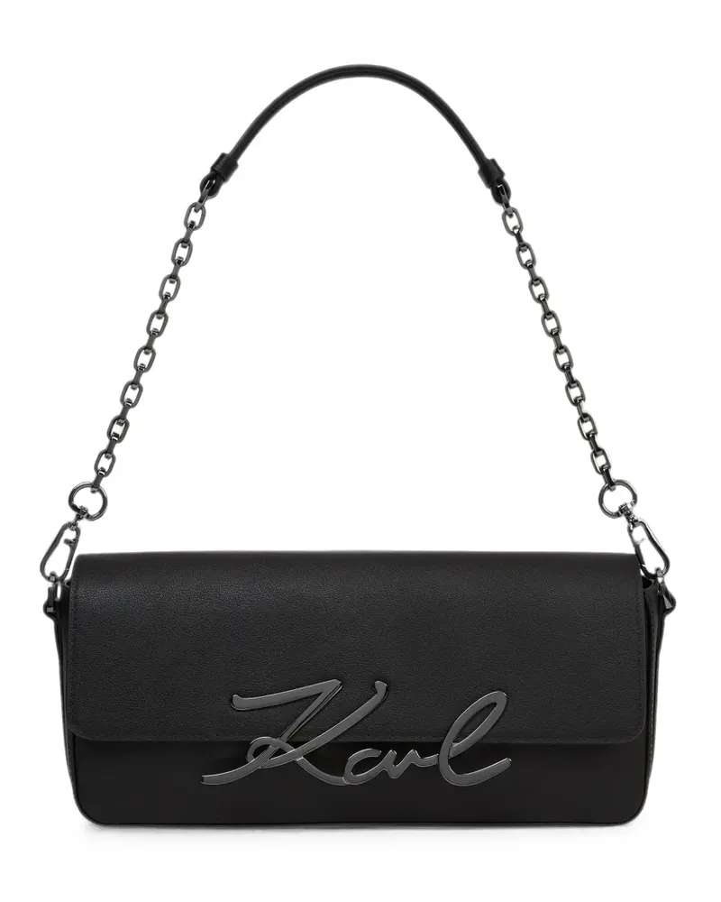 Karl Lagerfeld K/Signature Schultertasche - Schwarz Schwarz