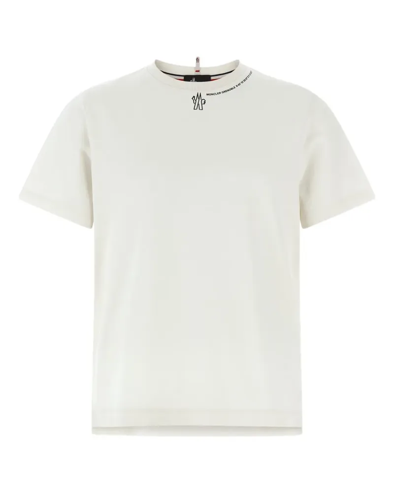 Moncler T-Shirt mit Logo-Detail - Nude Nude