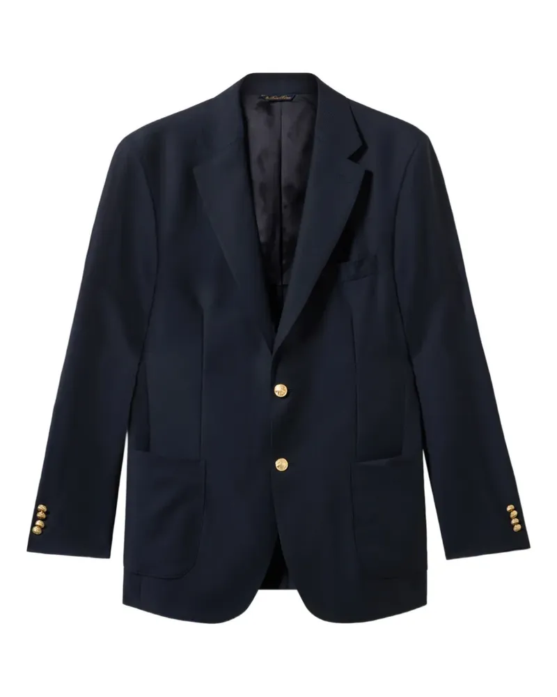 Brooks Brothers Sakko aus Hopsack - Blau Blau