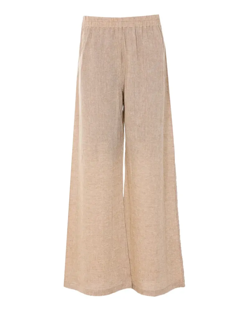 Maurizio Pecoraro elasticated-waistband palazzo pants - Nude Nude