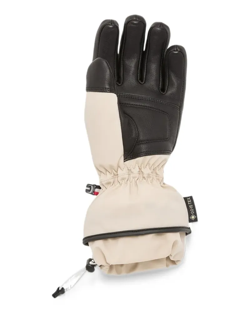 Moncler padded buckled gloves - Nude Nude