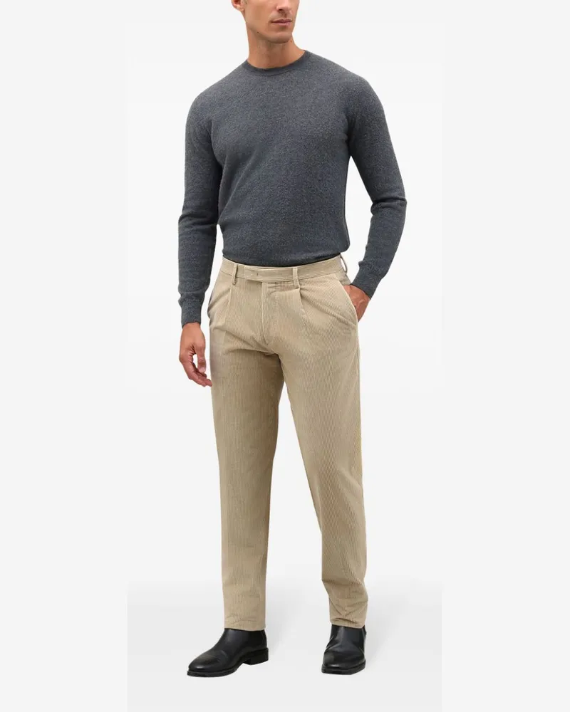 Boglioli Cordhose mit lockerem Schnitt - Nude Nude