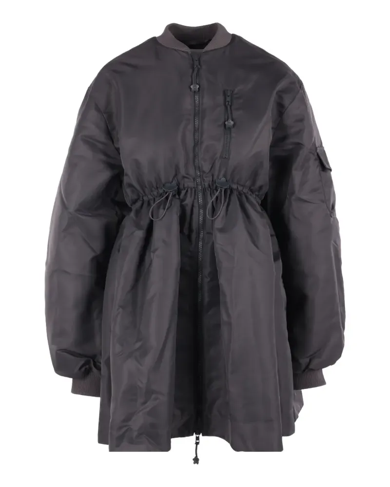 Cecilie Bahnsen Francis drawstring-waist oversized jacket - Grau Grau