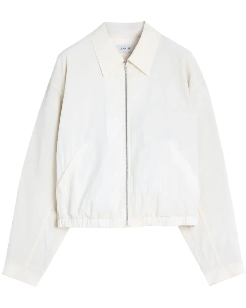 Christophe Lemaire Jacke mit Reißverschluss - Weiß Weiß