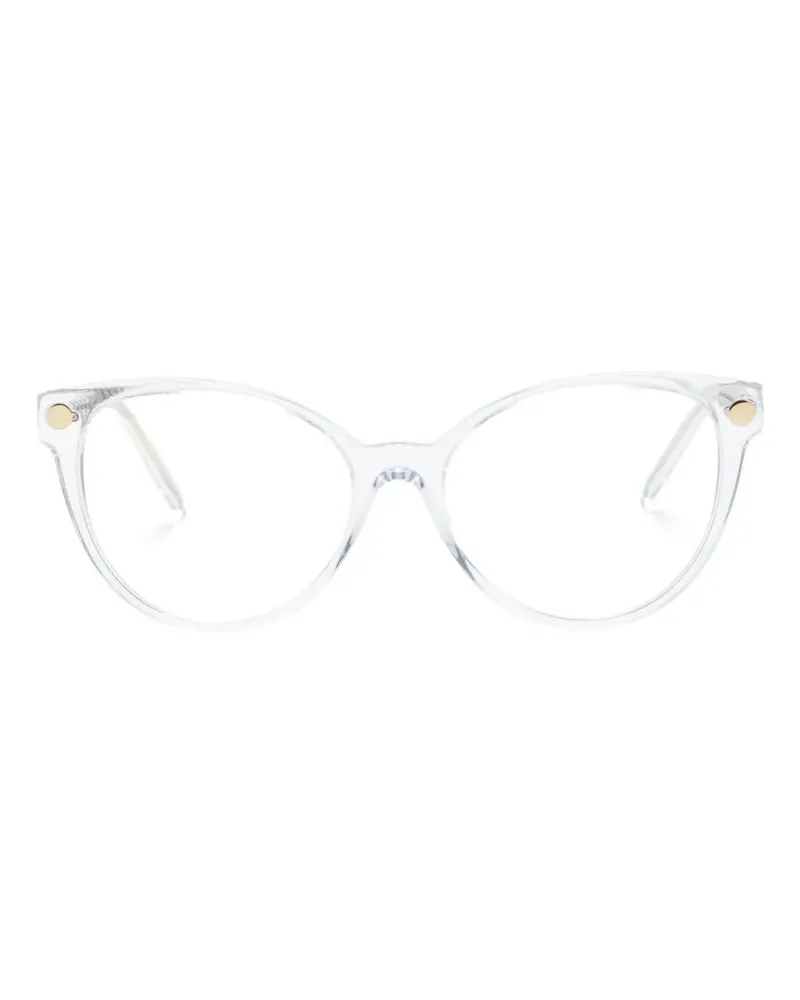 Versace Brille im Cat-Eye-Design - Nude Nude