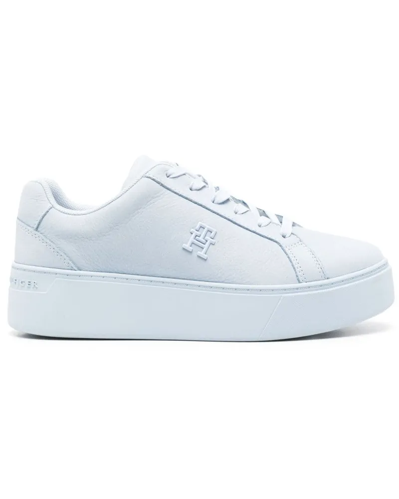 Tommy Hilfiger Court Flatform-Sneakers 45mm - Schwarz Schwarz