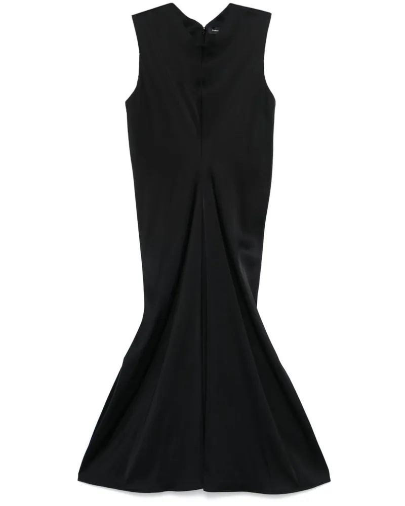 Proenza Schouler Ella Midikleid - Schwarz Schwarz