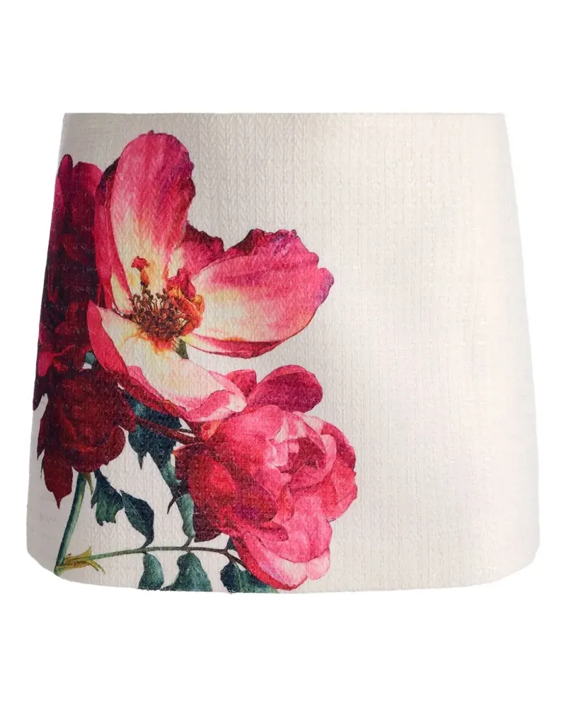 Alice + Olivia Rubi floral mini skirt - Weiß Weiß