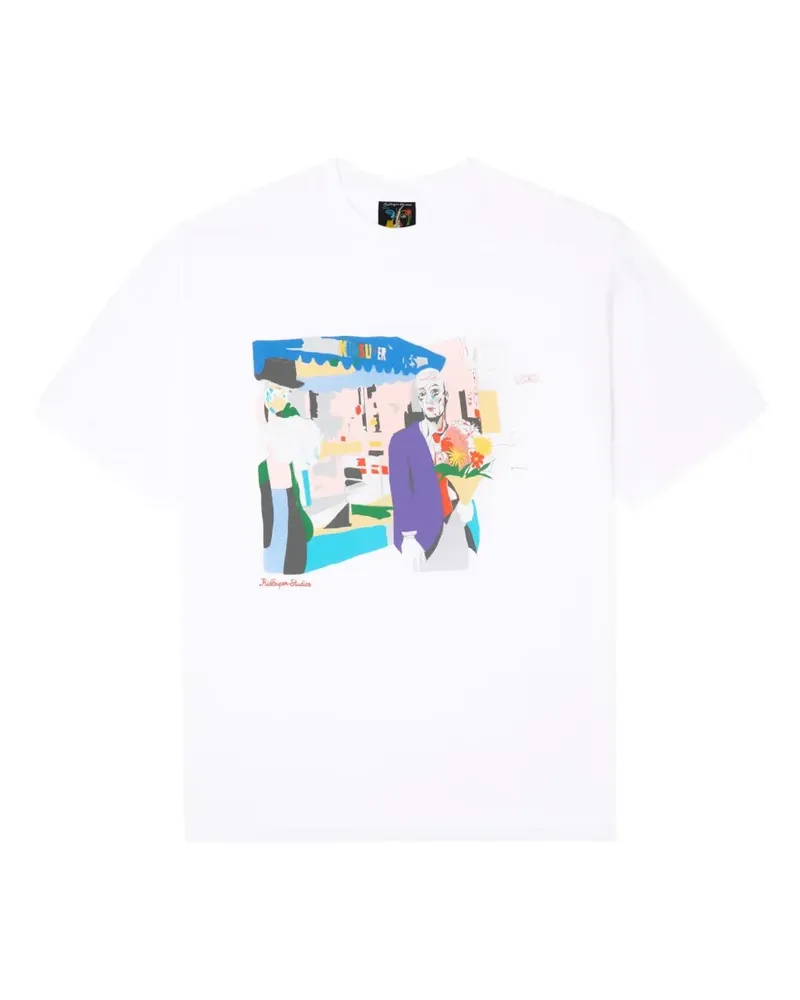 KidSuper Luncheonette T-Shirt - Weiß Weiß
