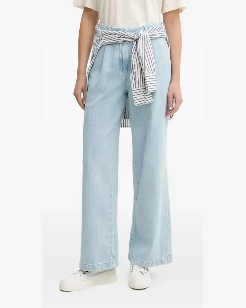 Marc O'Polo Straight-Leg-Jeans mit Falten - Blau Blau