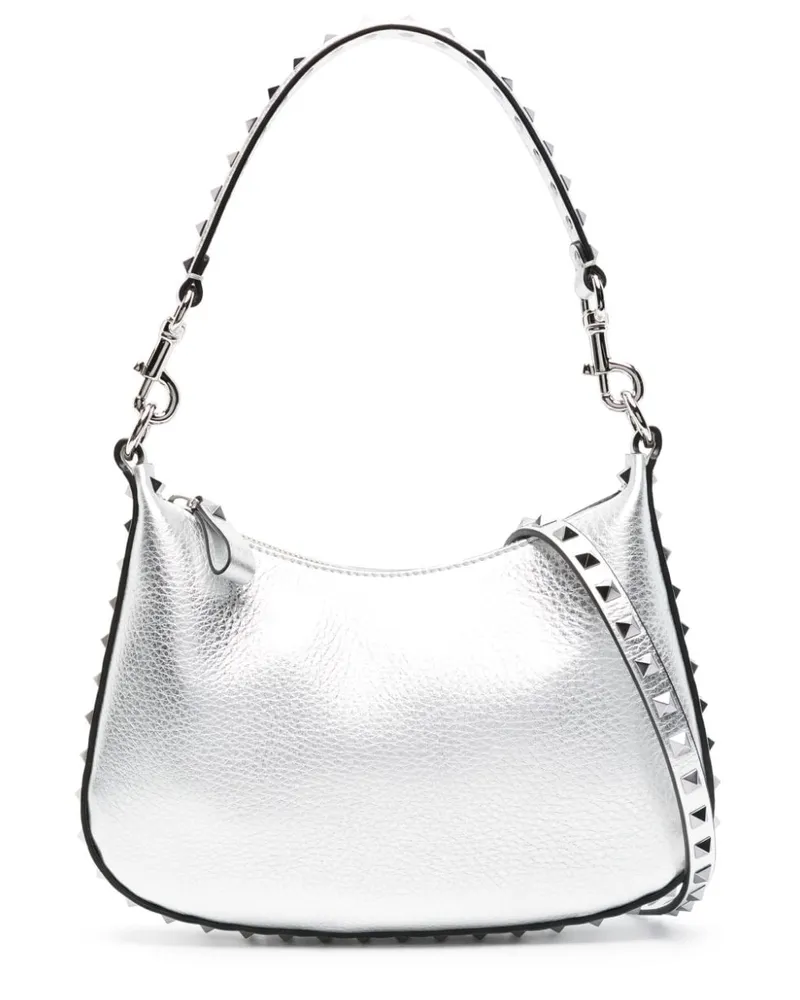 Valentino Garavani Mini Rockstud Umhängetasche - Silber Silber