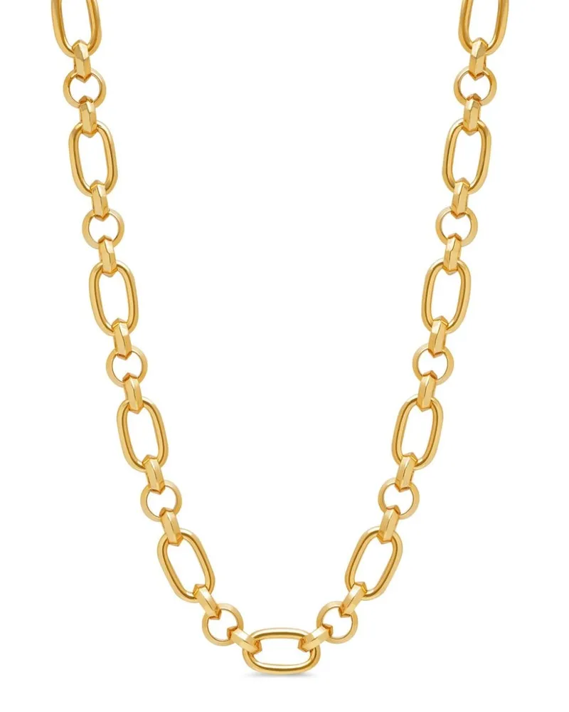 Nialaya Vergoldete Halskette Gold
