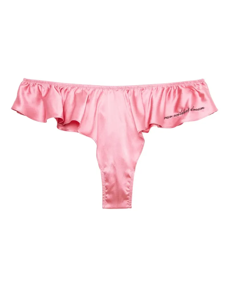 Fleur Du Mal Luxe Flutter Slip - Rosa Rosa