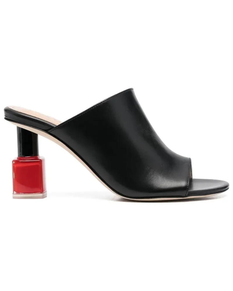 Loewe Offene Mules 90mm - Schwarz Schwarz