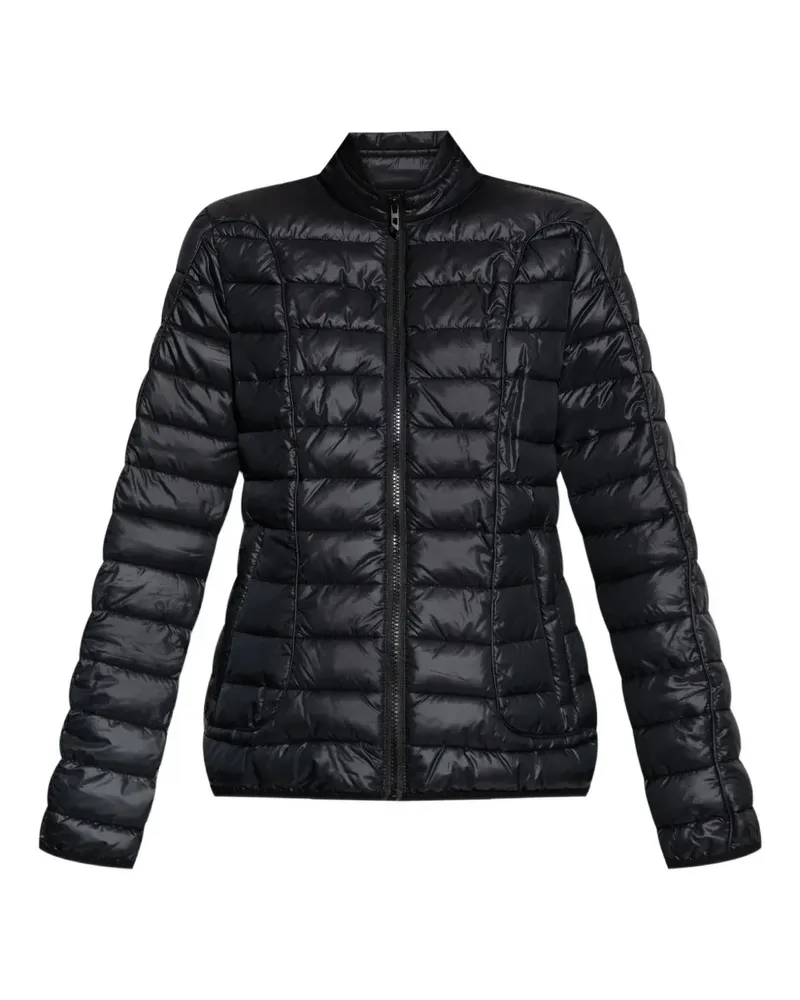 Diesel Steppjacke mit Reißverschluss - Schwarz Schwarz