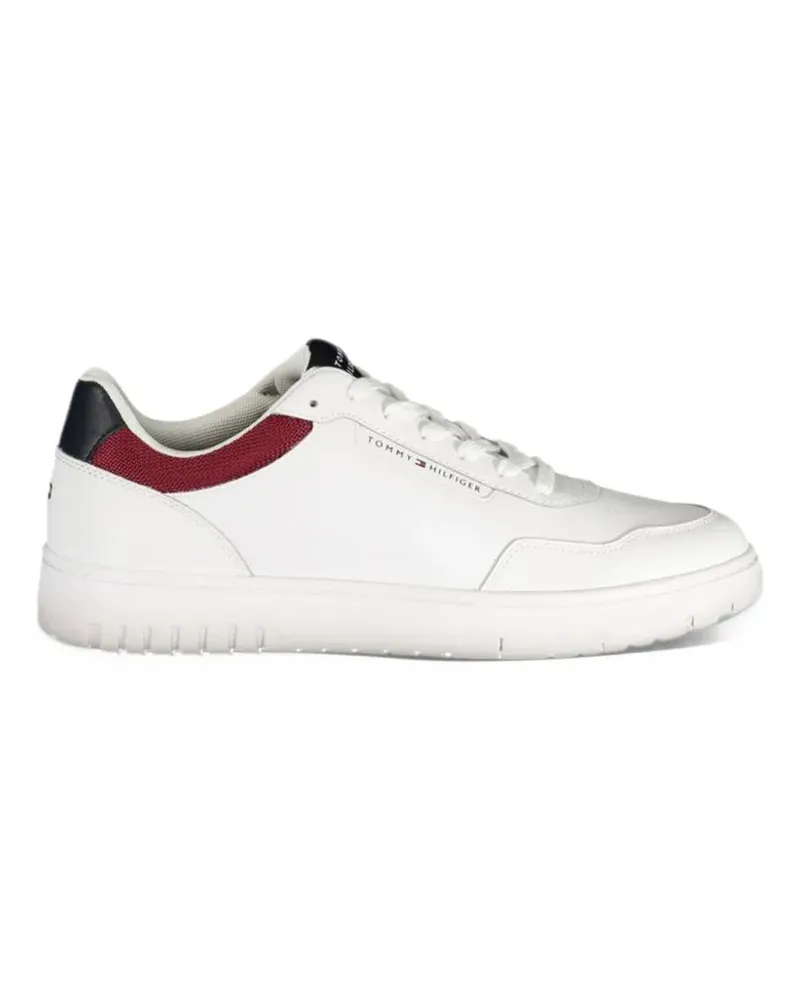 Tommy Hilfiger Sneakers mit Logo-Print - Weiß Weiß