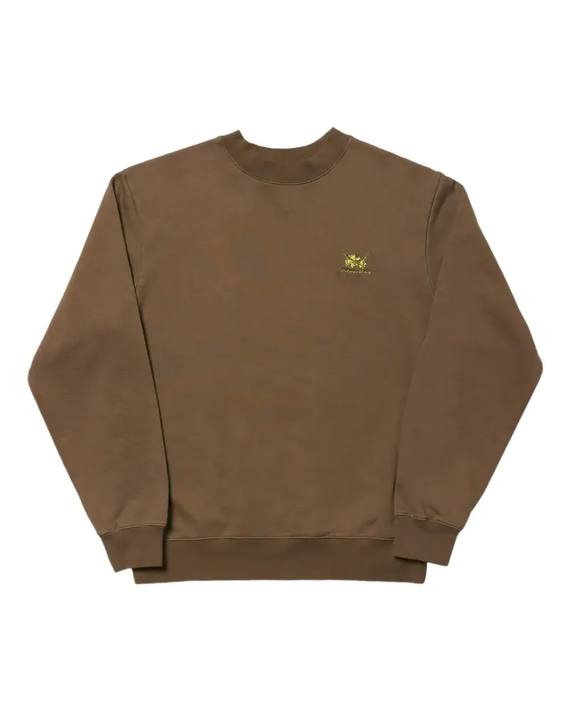 Nicholas Daley Sweatshirt mit Logo-Stickerei - Braun Braun
