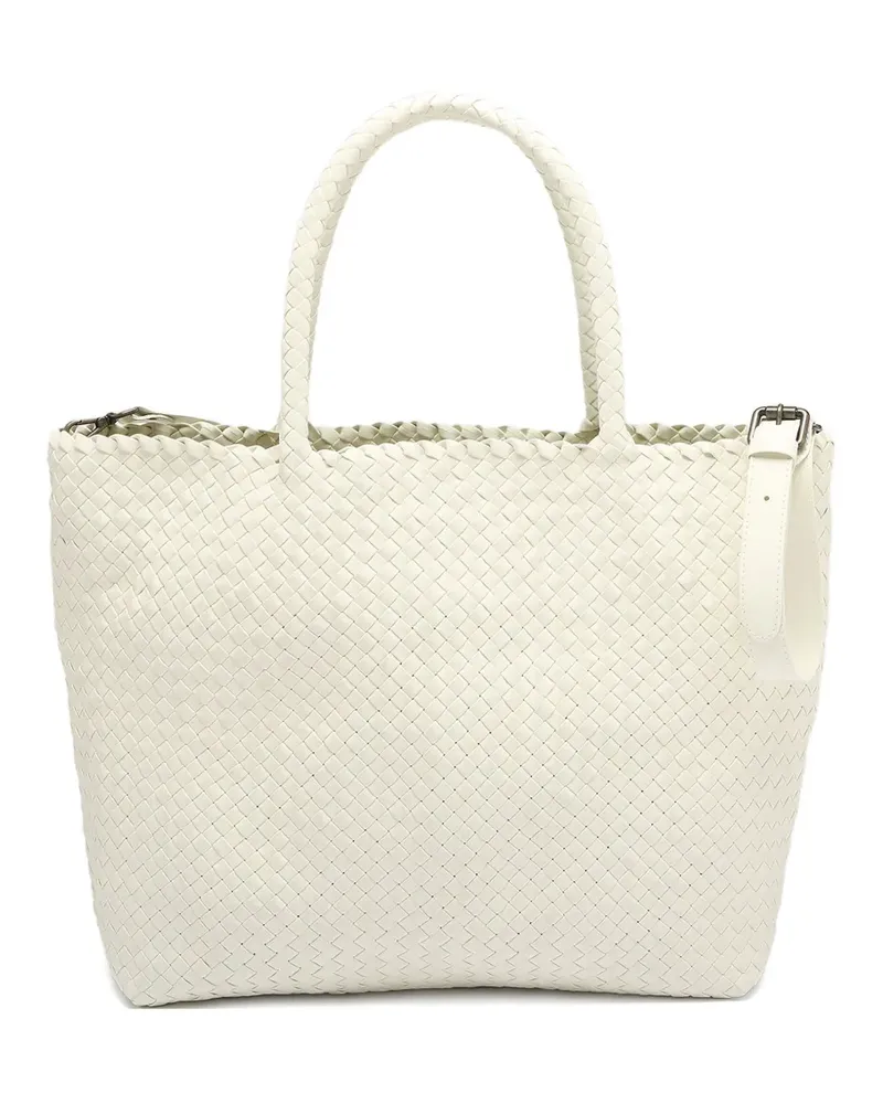 Officine Creative Italia Gewebte Class 35 Schultertasche - Weiß Weiß