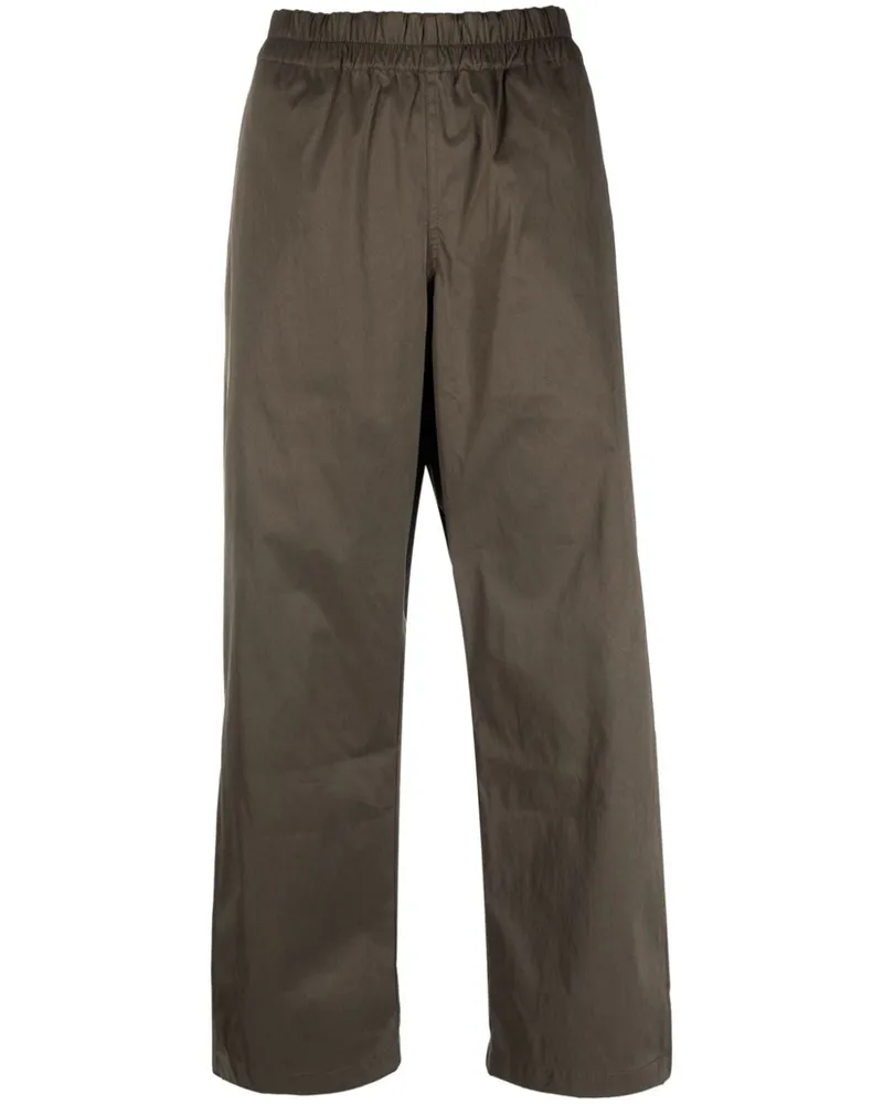 Studio Nicholson Hose mit weitem Bein - Grün Grün