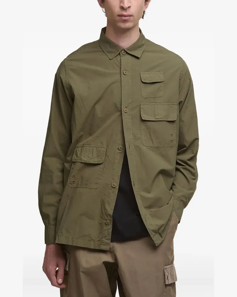 Barbour Hemdjacke mit Taschen - Grün Grün