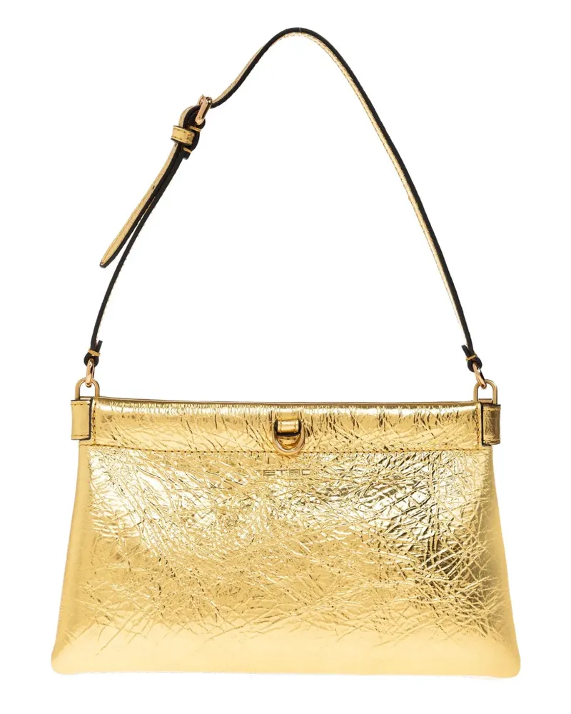Etro mini leather tote bag - Gold Gold