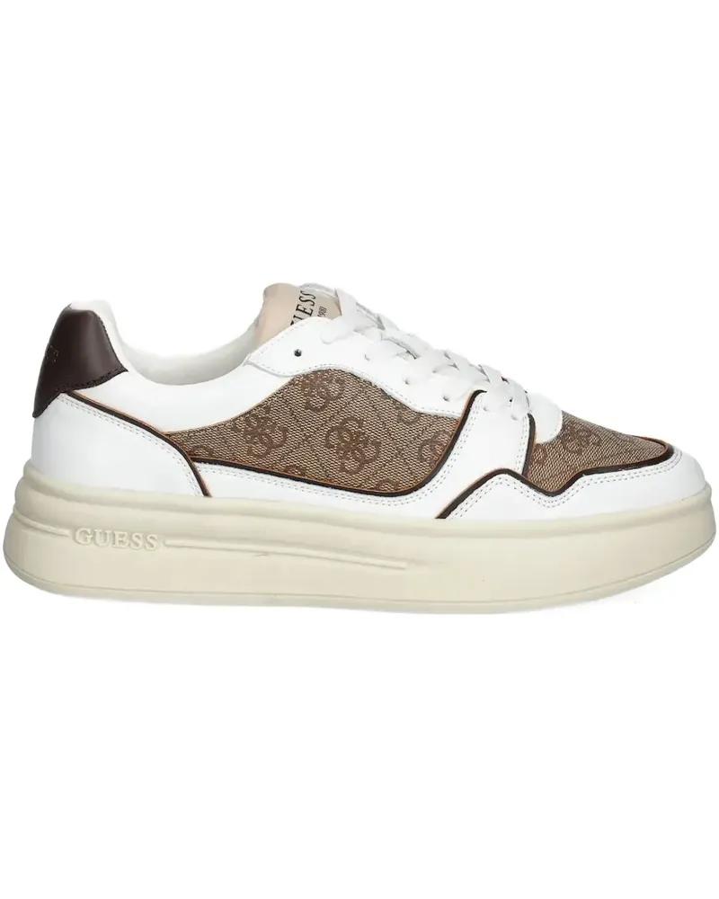 Guess Sneakers mit Monogrammmuster - Nude Nude