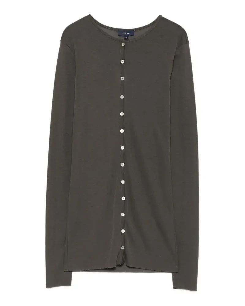 Soeur Luisa Cardigan mit Knopfverschluss - Grau Grau