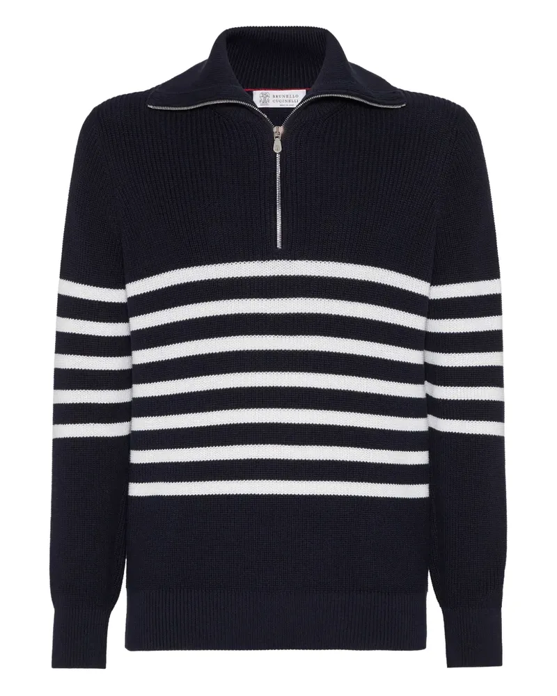 Brunello Cucinelli Klassischer Pullover - Blau Blau