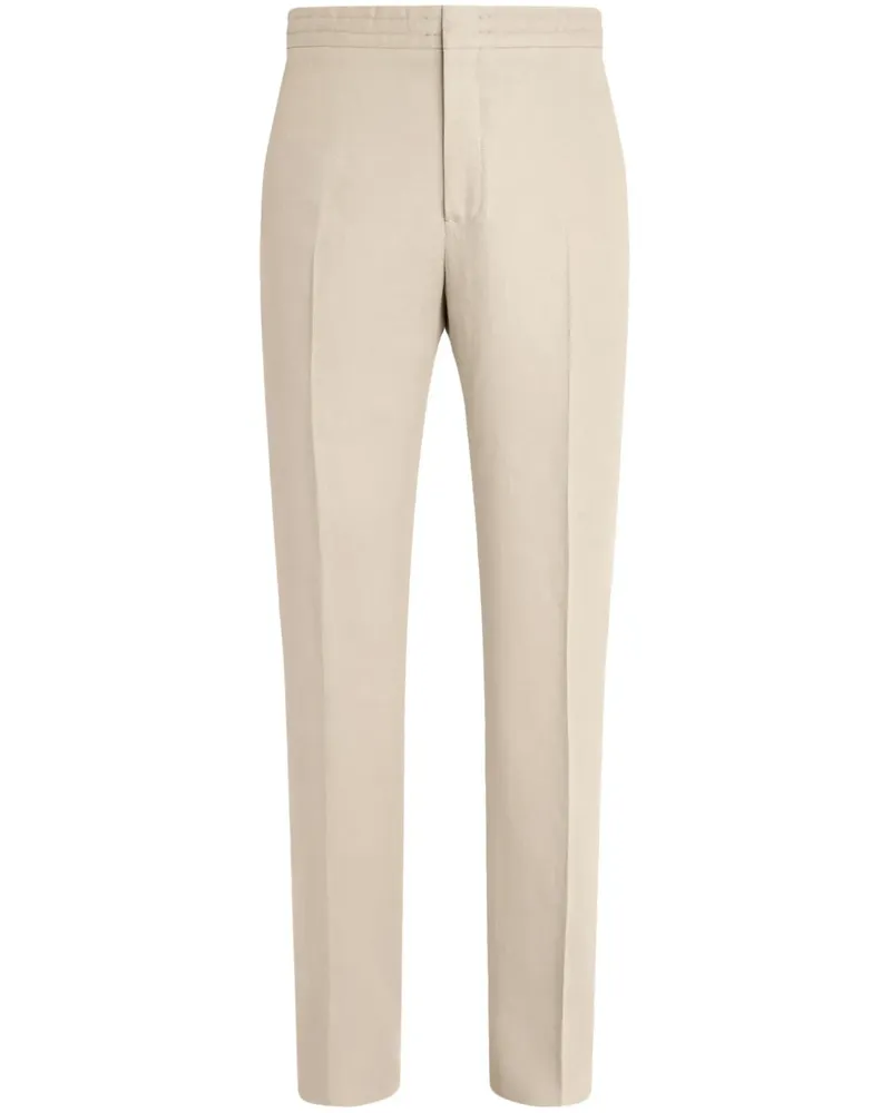 Ermenegildo Zegna Oasi Lino Hose - Nude Nude