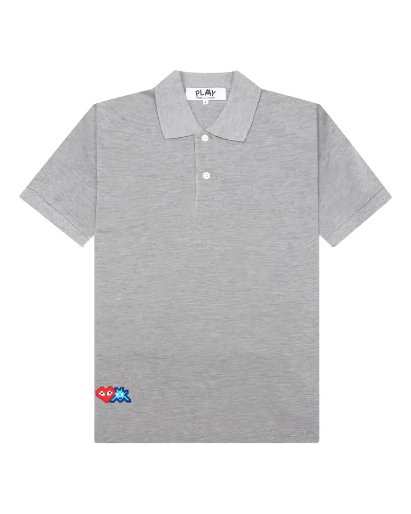 Comme des Garçons Klassisches Poloshirt - Grau Grau