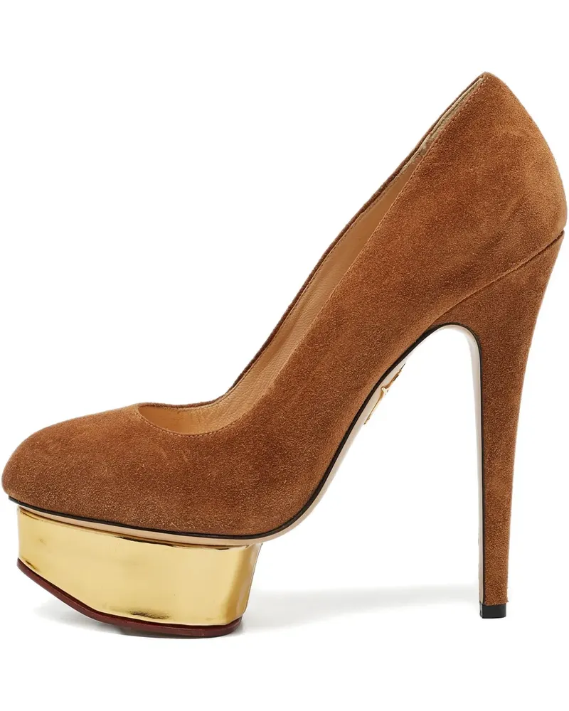 Charlotte Olympia Pre-owned Plateau-Pumps 145mm - Braun Braun