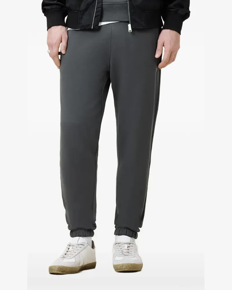 AllSaints drawstring-waist logo-embroidered track pants - Grau Grau
