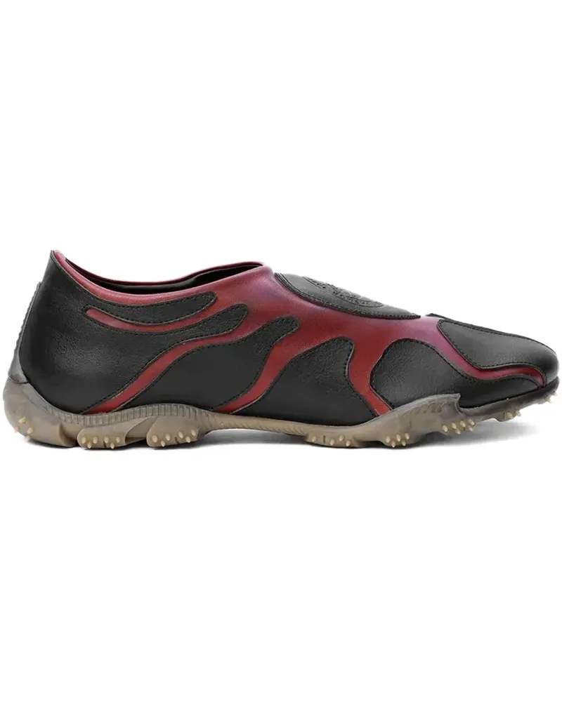 Rombaut Slip-On-Sneakers mit Flammendetail - Schwarz Schwarz