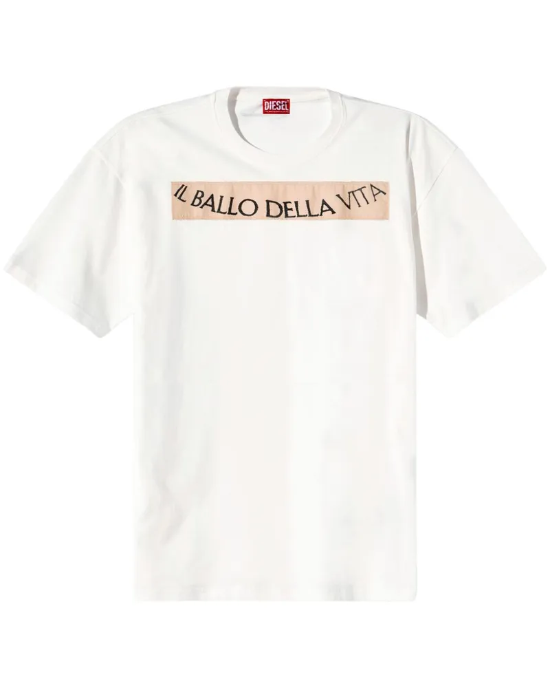 Diesel x Damiano David T-Boxt T-Shirt - Weiß Weiß