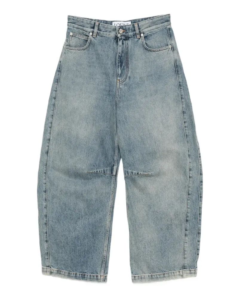 Loewe Anagram barrel jeans - Blau Blau