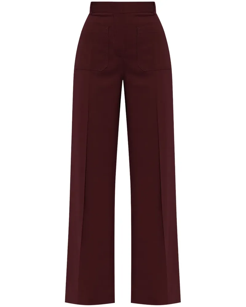 Victoria Beckham Alina Palazzohose - Rot Rot