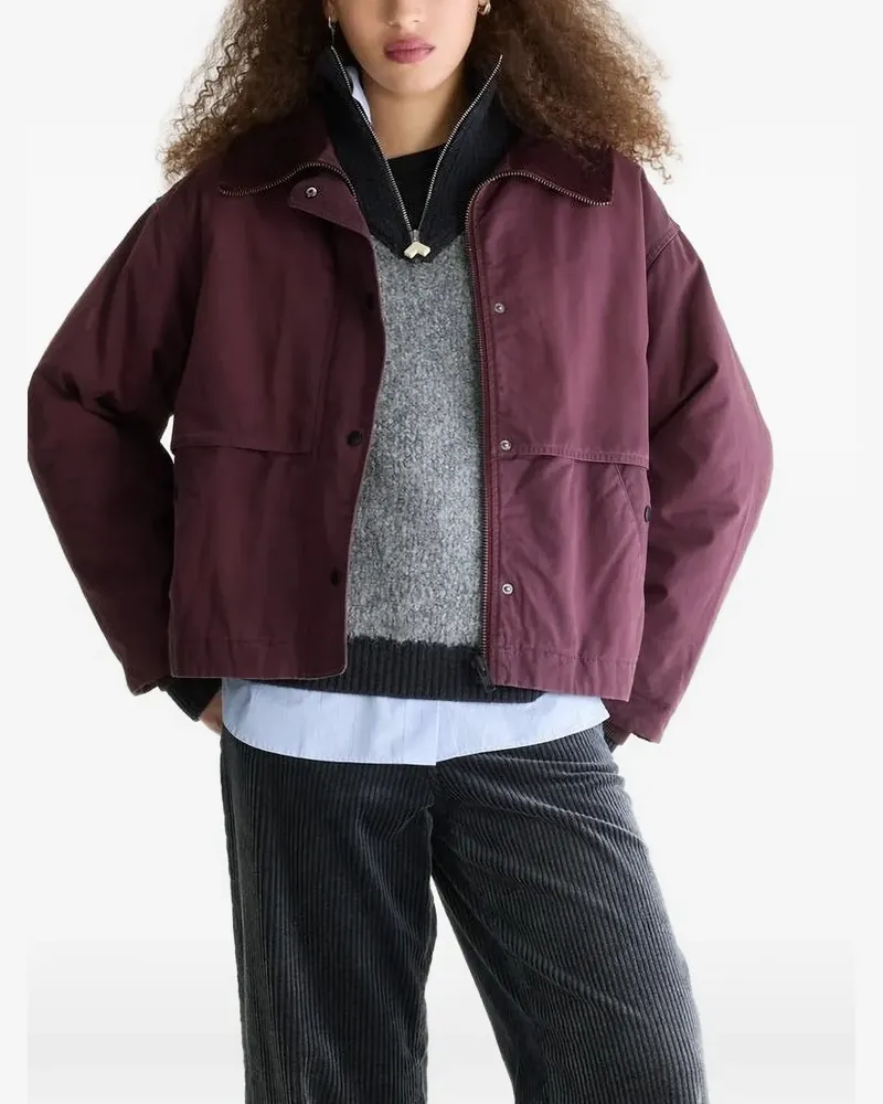 Bellerose Jazlin Jacke mit Cordkragen - Rot Rot