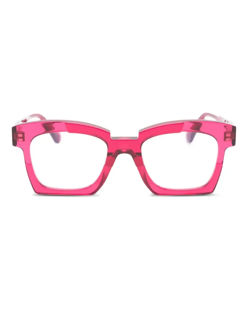 KUBORAUM Brille mit geometrischem Gestell - Rosa Rosa
