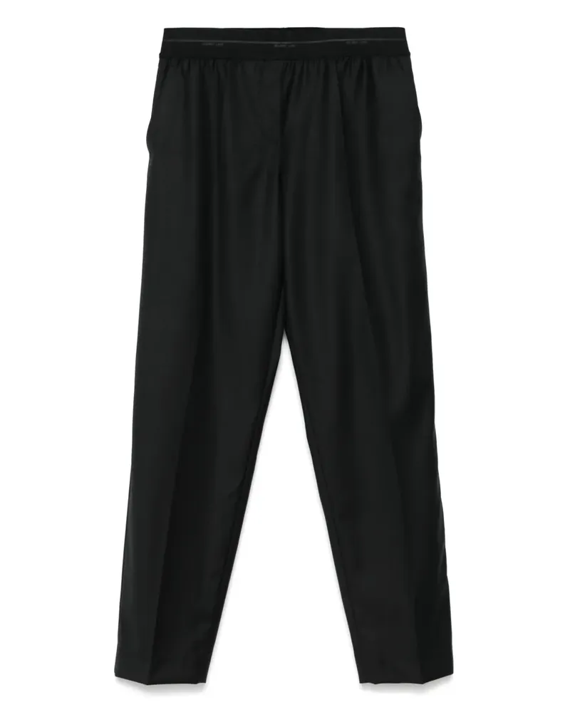 Helmut Lang Hose mit Tapered-Bein - Schwarz Schwarz