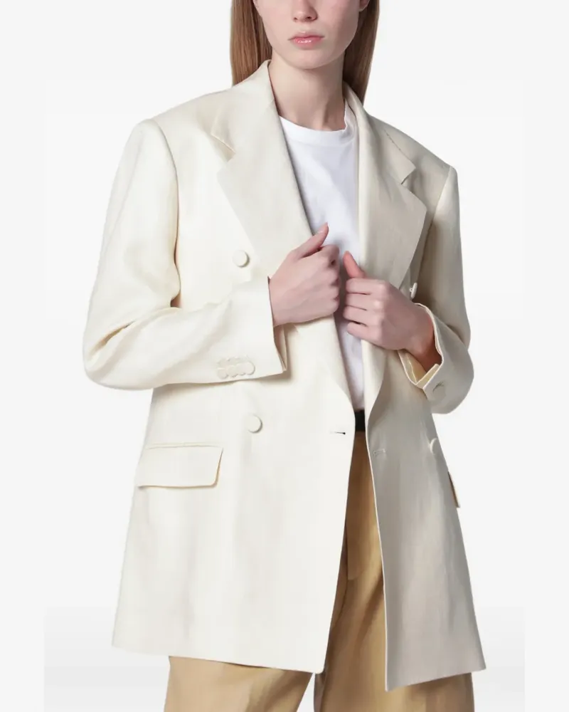Tagliatore double-breasted blazer - Nude Nude